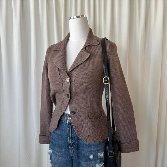 Vintage Marion Foale cardigan wool sweater. - Picture 3 of 8